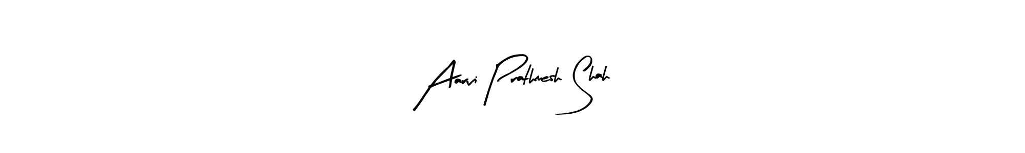 Design your own signature with our free online signature maker. With this signature software, you can create a handwritten (Arty Signature) signature for name Aarvi Prathmesh Shah. Aarvi Prathmesh Shah signature style 8 images and pictures png