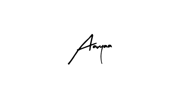 Make a beautiful signature design for name Aaryaa. With this signature (Arty Signature) style, you can create a handwritten signature for free. Aaryaa signature style 8 images and pictures png