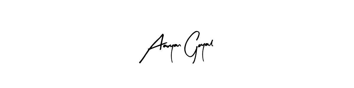 Make a beautiful signature design for name Aaryan Goyal. With this signature (Arty Signature) style, you can create a handwritten signature for free. Aaryan Goyal signature style 8 images and pictures png