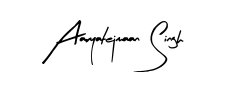 Practice writing Aaryatejmaan Singh with the flow of Arty Signature lettering. A fantastic source of inspiration for developing your personal signature style. Aaryatejmaan Singh signature style 8 images and pictures png