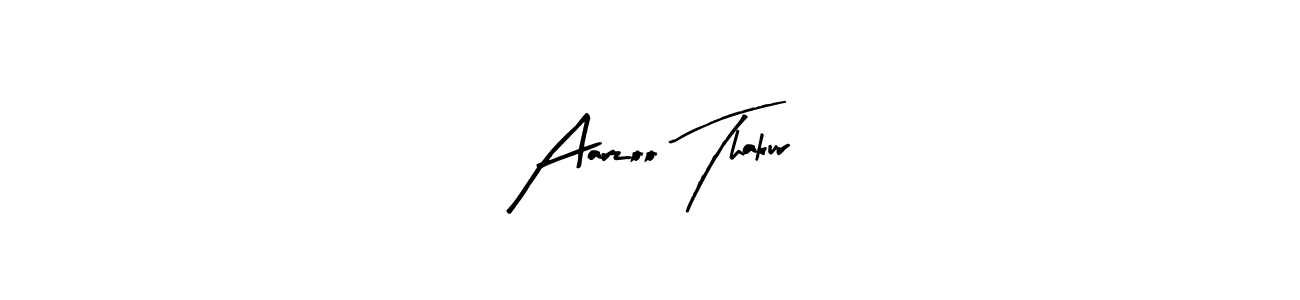 Use a signature maker to create a handwritten signature online. With this signature software, you can design (Arty Signature) your own signature for name Aarzoo Thakur. Aarzoo Thakur signature style 8 images and pictures png