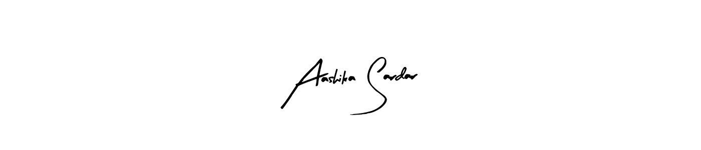 Use a signature maker to create a handwritten signature online. With this signature software, you can design (Arty Signature) your own signature for name Aashika Sardar. Aashika Sardar signature style 8 images and pictures png