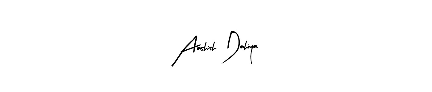 Create a beautiful signature design for name Aashish Dahiya. With this signature (Arty Signature) fonts, you can make a handwritten signature for free. Aashish Dahiya signature style 8 images and pictures png