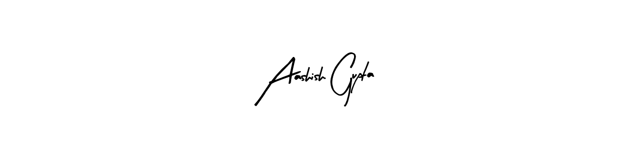 Create a beautiful signature design for name Aashish Gupta. With this signature (Arty Signature) fonts, you can make a handwritten signature for free. Aashish Gupta signature style 8 images and pictures png