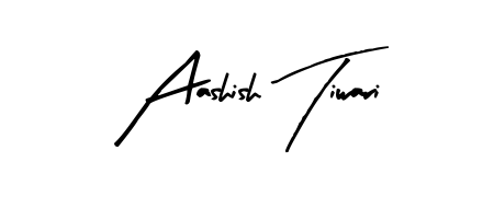 Explore multiple handwriting variations for Aashish Tiwari including this stunning Arty Signature design. Free to use across all platforms. Aashish Tiwari signature style 8 images and pictures png