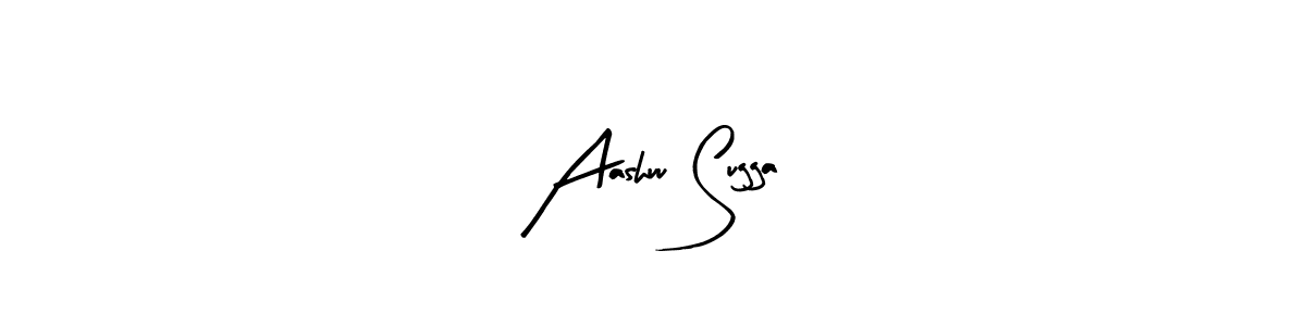 Aashuu Sugga stylish signature style. Best Handwritten Sign (Arty Signature) for my name. Handwritten Signature Collection Ideas for my name Aashuu Sugga. Aashuu Sugga signature style 8 images and pictures png