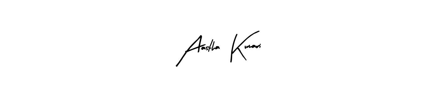 You should practise on your own different ways (Arty Signature) to write your name (Aastha  Kumari) in signature. don't let someone else do it for you. Aastha  Kumari signature style 8 images and pictures png