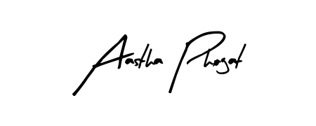 How to make Aastha Phogat signature? Arty Signature is a professional autograph style. Create handwritten signature for Aastha Phogat name. Aastha Phogat signature style 8 images and pictures png