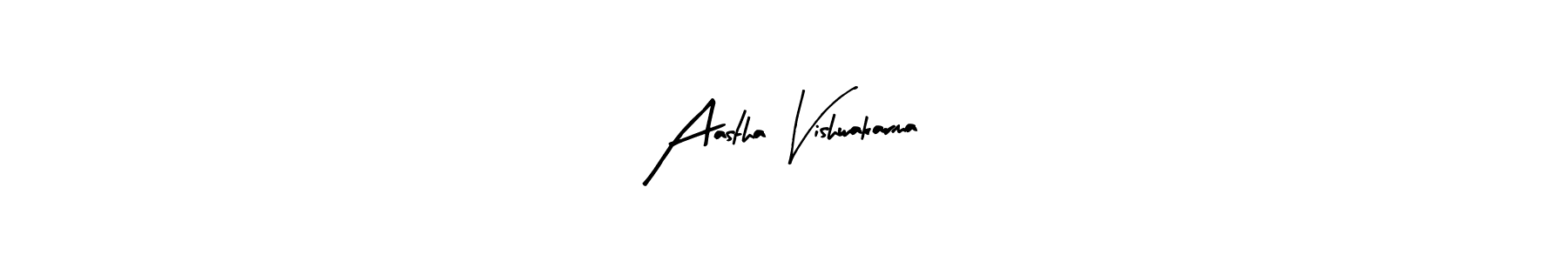 You can use this online signature creator to create a handwritten signature for the name Aastha Vishwakarma. This is the best online autograph maker. Aastha Vishwakarma signature style 8 images and pictures png