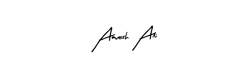 Also we have Aavesh Ali name is the best signature style. Create professional handwritten signature collection using Arty Signature autograph style. Aavesh Ali signature style 8 images and pictures png