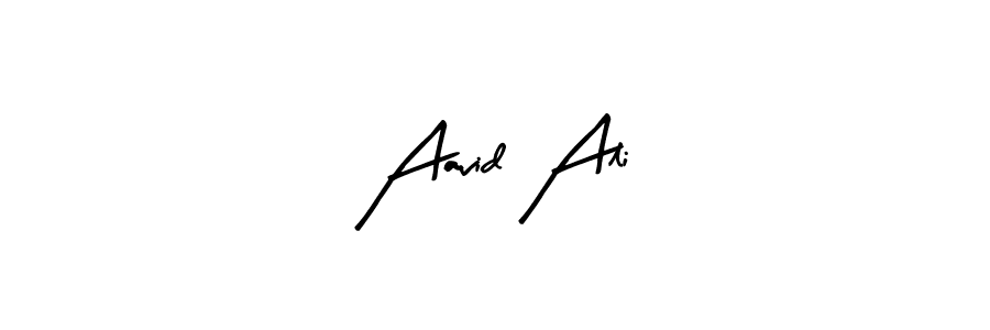 Design your own signature with our free online signature maker. With this signature software, you can create a handwritten (Arty Signature) signature for name Aavid Ali. Aavid Ali signature style 8 images and pictures png