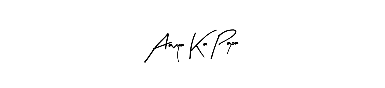 Design your own signature with our free online signature maker. With this signature software, you can create a handwritten (Arty Signature) signature for name Aavya Ka Papa. Aavya Ka Papa signature style 8 images and pictures png