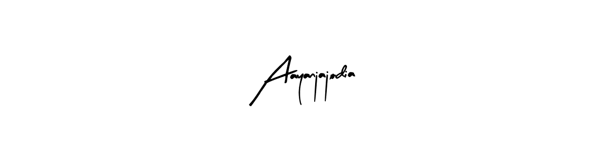 if you are searching for the best signature style for your name Aayanjajodia. so please give up your signature search. here we have designed multiple signature styles  using Arty Signature. Aayanjajodia signature style 8 images and pictures png
