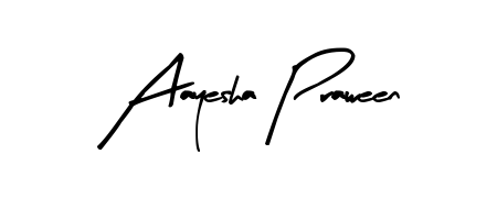 Try this chic Aayesha Praween handwritten sign style. Using Arty Signature font elements, it gives your name a sleek, memorable identity. Aayesha Praween signature style 8 images and pictures png