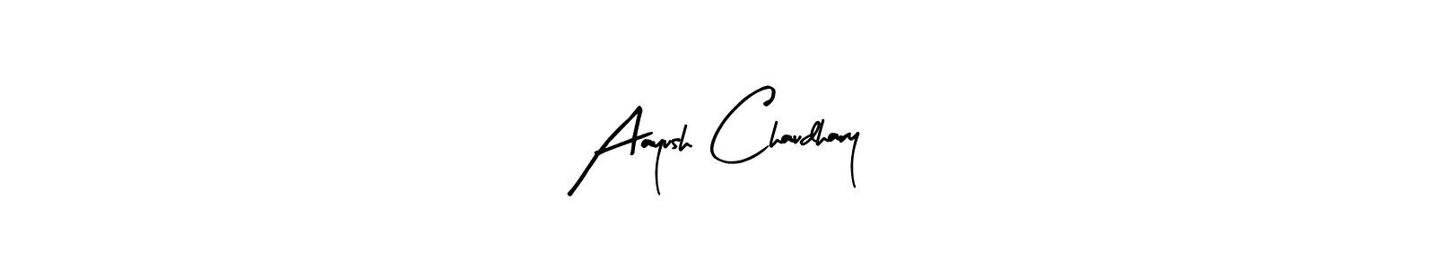 Also we have Aayush Chaudhary name is the best signature style. Create professional handwritten signature collection using Arty Signature autograph style. Aayush Chaudhary signature style 8 images and pictures png