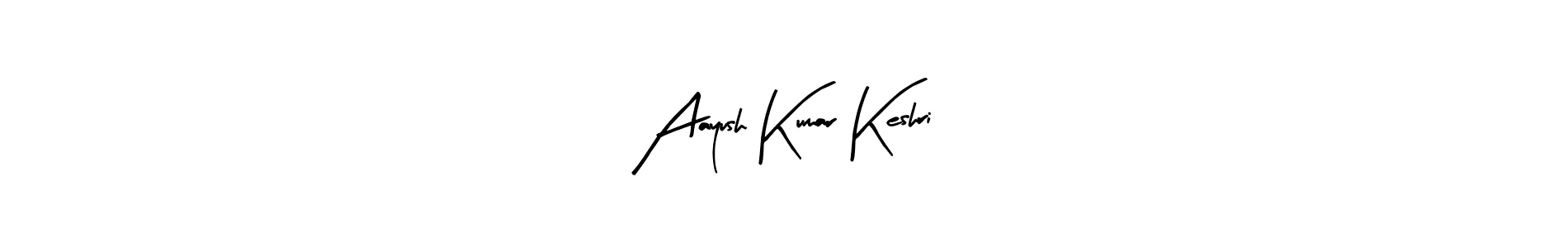 Design your own signature with our free online signature maker. With this signature software, you can create a handwritten (Arty Signature) signature for name Aayush Kumar Keshri. Aayush Kumar Keshri signature style 8 images and pictures png