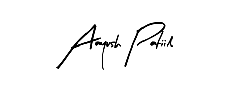 This is the best signature style for the Aayush Patiil name. Also you like these signature font (Arty Signature). Mix name signature. Aayush Patiil signature style 8 images and pictures png