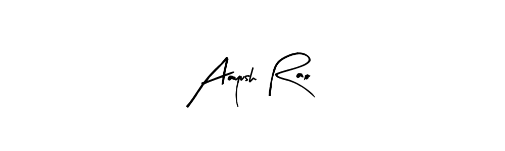 Make a beautiful signature design for name Aayush Rao. With this signature (Arty Signature) style, you can create a handwritten signature for free. Aayush Rao signature style 8 images and pictures png