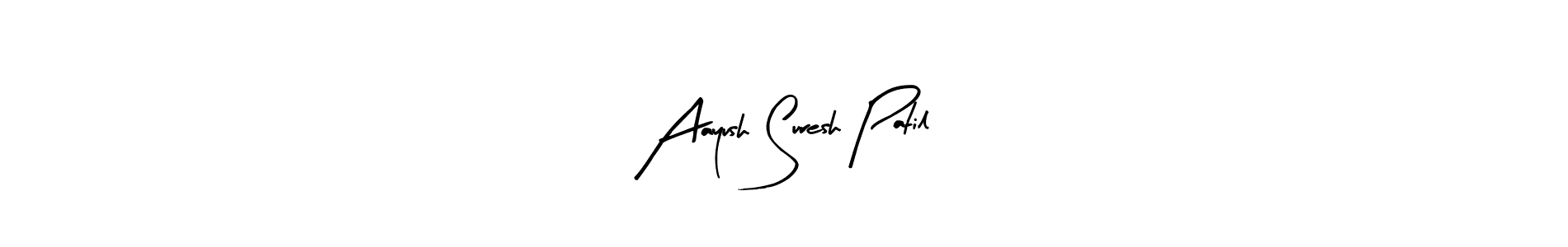 Design your own signature with our free online signature maker. With this signature software, you can create a handwritten (Arty Signature) signature for name Aayush Suresh Patil. Aayush Suresh Patil signature style 8 images and pictures png
