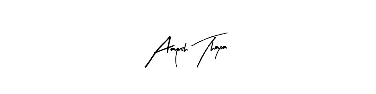 Here are the top 10 professional signature styles for the name Aayush Thapa. These are the best autograph styles you can use for your name. Aayush Thapa signature style 8 images and pictures png