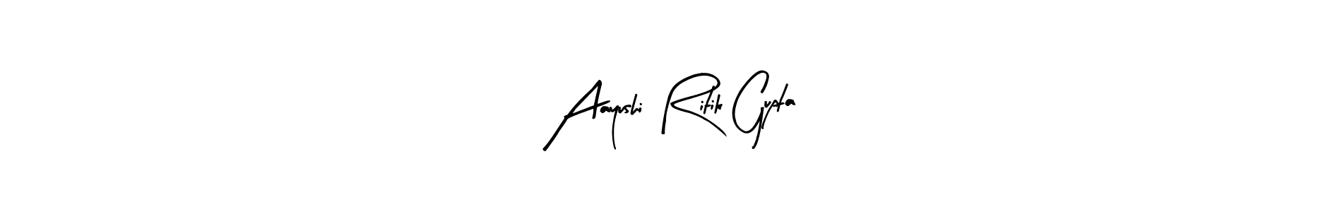 Check out images of Autograph of Aayushi Ritik Gupta name. Actor Aayushi Ritik Gupta Signature Style. Arty Signature is a professional sign style online. Aayushi Ritik Gupta signature style 8 images and pictures png