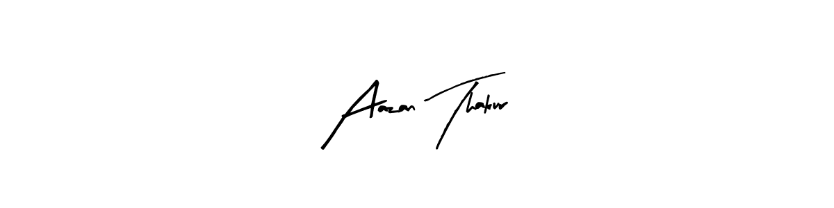 Here are the top 10 professional signature styles for the name Aazan Thakur. These are the best autograph styles you can use for your name. Aazan Thakur signature style 8 images and pictures png
