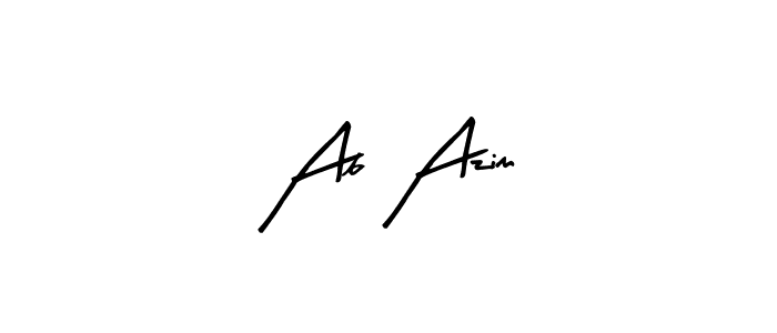 Once you've used our free online signature maker to create your best signature Arty Signature style, it's time to enjoy all of the benefits that Ab Azim name signing documents. Ab Azim signature style 8 images and pictures png