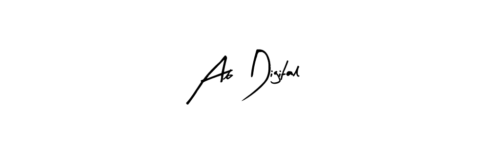 Use a signature maker to create a handwritten signature online. With this signature software, you can design (Arty Signature) your own signature for name Ab Digital. Ab Digital signature style 8 images and pictures png