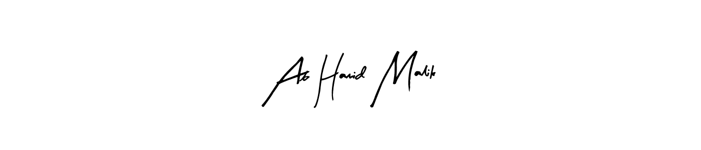 Once you've used our free online signature maker to create your best signature Arty Signature style, it's time to enjoy all of the benefits that Ab Hamid Malik name signing documents. Ab Hamid Malik signature style 8 images and pictures png