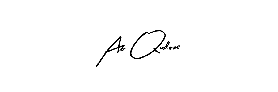 if you are searching for the best signature style for your name Ab Qudoos. so please give up your signature search. here we have designed multiple signature styles  using Arty Signature. Ab Qudoos signature style 8 images and pictures png