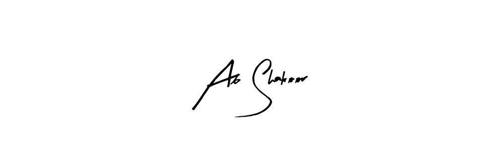 Also we have Ab Shakoor name is the best signature style. Create professional handwritten signature collection using Arty Signature autograph style. Ab Shakoor signature style 8 images and pictures png