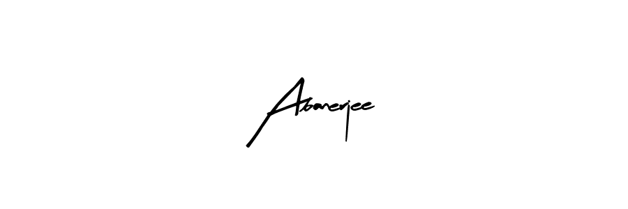 The best way (Arty Signature) to make a short signature is to pick only two or three words in your name. The name Abanerjee include a total of six letters. For converting this name. Abanerjee signature style 8 images and pictures png