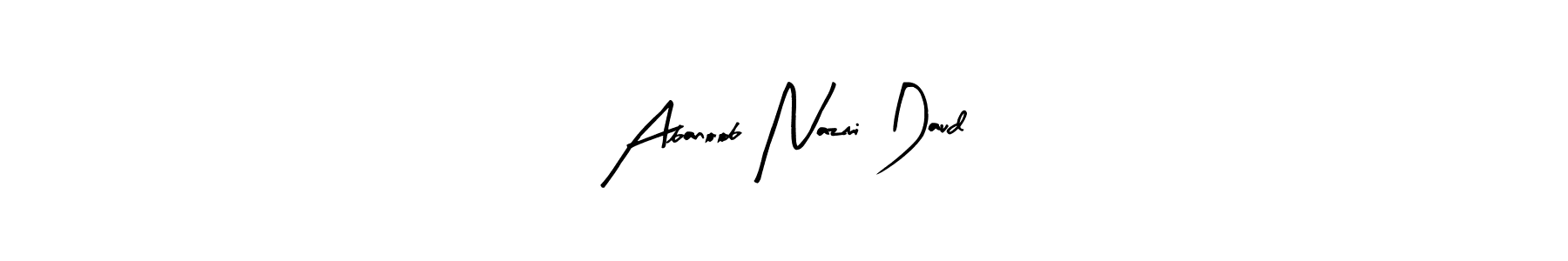 Check out images of Autograph of Abanoob Nazmi Daud name. Actor Abanoob Nazmi Daud Signature Style. Arty Signature is a professional sign style online. Abanoob Nazmi Daud signature style 8 images and pictures png