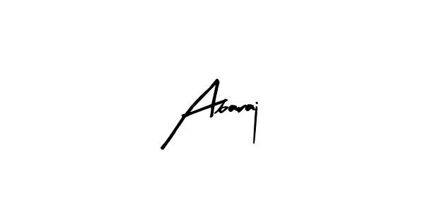 Similarly Arty Signature is the best handwritten signature design. Signature creator online .You can use it as an online autograph creator for name Abaraj. Abaraj signature style 8 images and pictures png