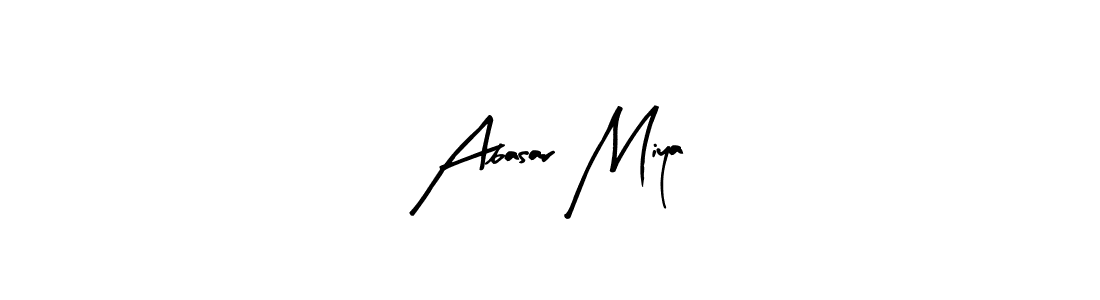 This is the best signature style for the Abasar Miya name. Also you like these signature font (Arty Signature). Mix name signature. Abasar Miya signature style 8 images and pictures png