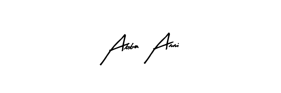 Also we have Abba Ammi name is the best signature style. Create professional handwritten signature collection using Arty Signature autograph style. Abba Ammi signature style 8 images and pictures png