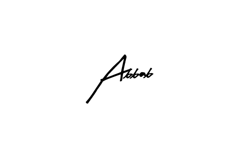 You should practise on your own different ways (Arty Signature) to write your name (Abbab) in signature. don't let someone else do it for you. Abbab signature style 8 images and pictures png