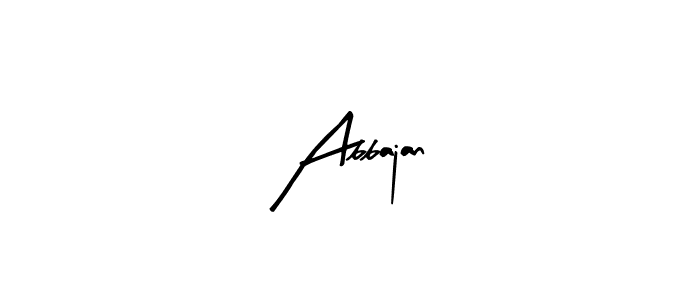 Also we have Abbajan name is the best signature style. Create professional handwritten signature collection using Arty Signature autograph style. Abbajan signature style 8 images and pictures png