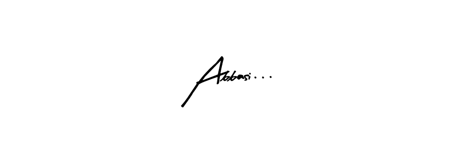 Use a signature maker to create a handwritten signature online. With this signature software, you can design (Arty Signature) your own signature for name Abbasi.... Abbasi... signature style 8 images and pictures png