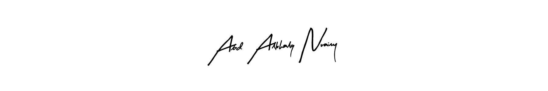 Make a beautiful signature design for name Abd Alkhalq Nuaimy. Use this online signature maker to create a handwritten signature for free. Abd Alkhalq Nuaimy signature style 8 images and pictures png