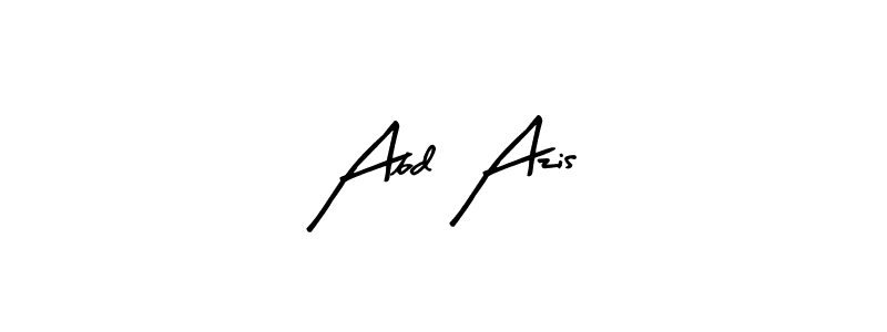 Design your own signature with our free online signature maker. With this signature software, you can create a handwritten (Arty Signature) signature for name Abd Azis. Abd Azis signature style 8 images and pictures png