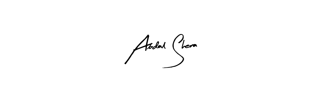 Abdal Shera stylish signature style. Best Handwritten Sign (Arty Signature) for my name. Handwritten Signature Collection Ideas for my name Abdal Shera. Abdal Shera signature style 8 images and pictures png