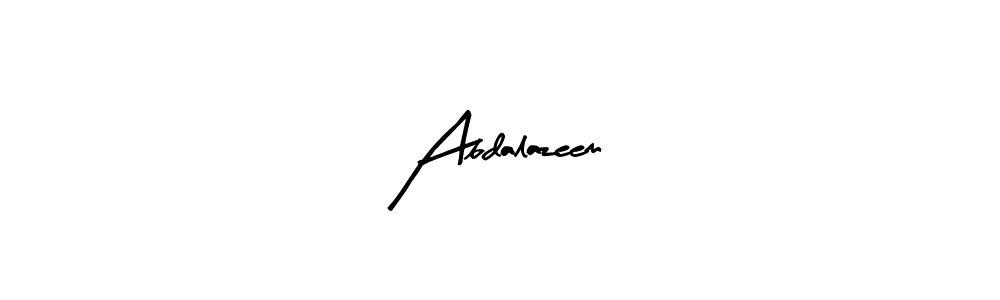 Arty Signature is a professional signature style that is perfect for those who want to add a touch of class to their signature. It is also a great choice for those who want to make their signature more unique. Get Abdalazeem name to fancy signature for free. Abdalazeem signature style 8 images and pictures png