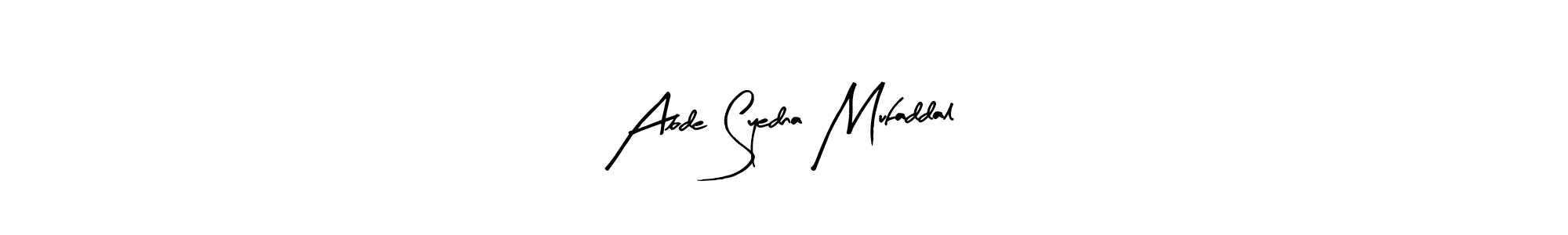 How to make Abde Syedna Mufaddal signature? Arty Signature is a professional autograph style. Create handwritten signature for Abde Syedna Mufaddal name. Abde Syedna Mufaddal signature style 8 images and pictures png