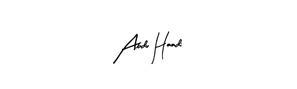 How to Draw Abdu Haadi signature style? Arty Signature is a latest design signature styles for name Abdu Haadi. Abdu Haadi signature style 8 images and pictures png