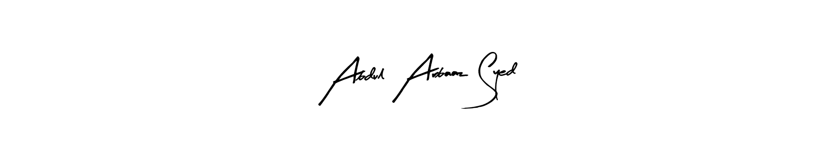Also You can easily find your signature by using the search form. We will create Abdul Arbaaz Syed name handwritten signature images for you free of cost using Arty Signature sign style. Abdul Arbaaz Syed signature style 8 images and pictures png