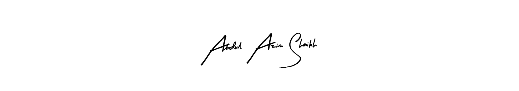 This is the best signature style for the Abdul Azim Shaikh name. Also you like these signature font (Arty Signature). Mix name signature. Abdul Azim Shaikh signature style 8 images and pictures png