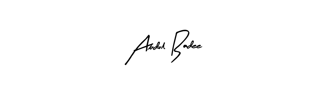 Also You can easily find your signature by using the search form. We will create Abdul Badee name handwritten signature images for you free of cost using Arty Signature sign style. Abdul Badee signature style 8 images and pictures png