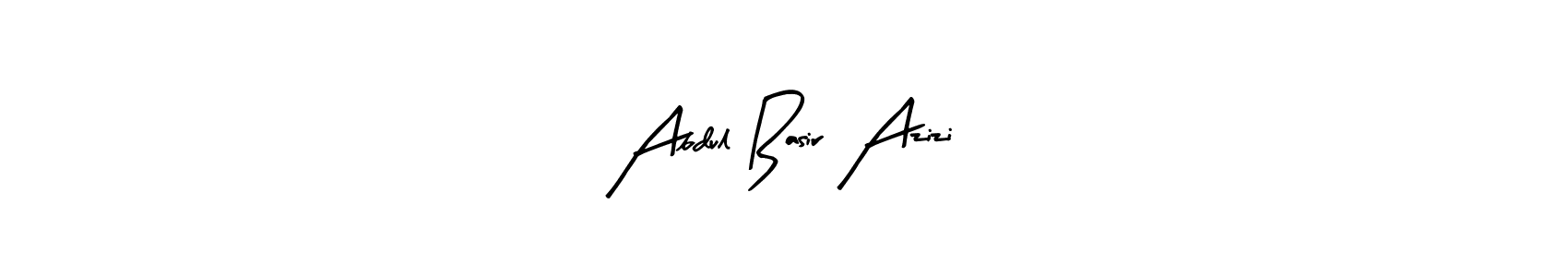 How to make Abdul Basir Azizi name signature. Use Arty Signature style for creating short signs online. This is the latest handwritten sign. Abdul Basir Azizi signature style 8 images and pictures png