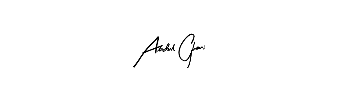 Use a signature maker to create a handwritten signature online. With this signature software, you can design (Arty Signature) your own signature for name Abdul Ghani. Abdul Ghani signature style 8 images and pictures png